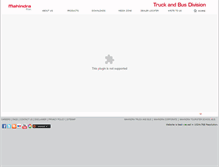 Tablet Screenshot of mahindralcv.com